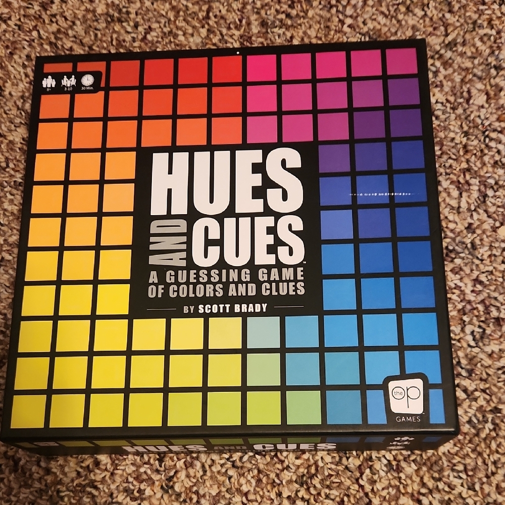 Hues and Cues Colorful Board Game by